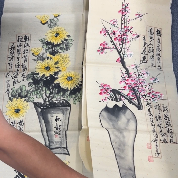 国画宣纸纯手绘字画