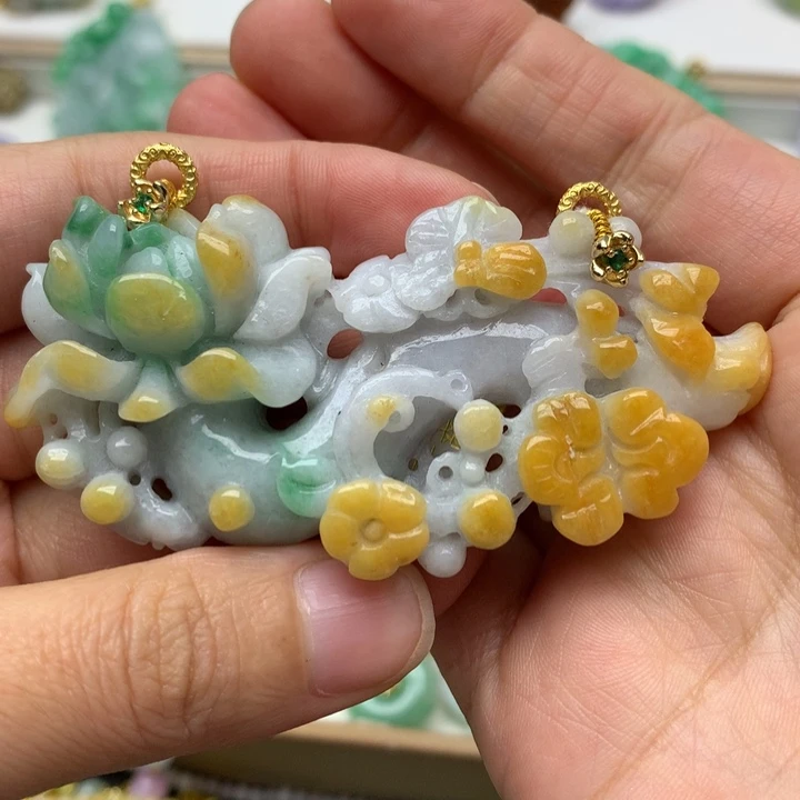 颈饰未镶嵌翡翠翡翠