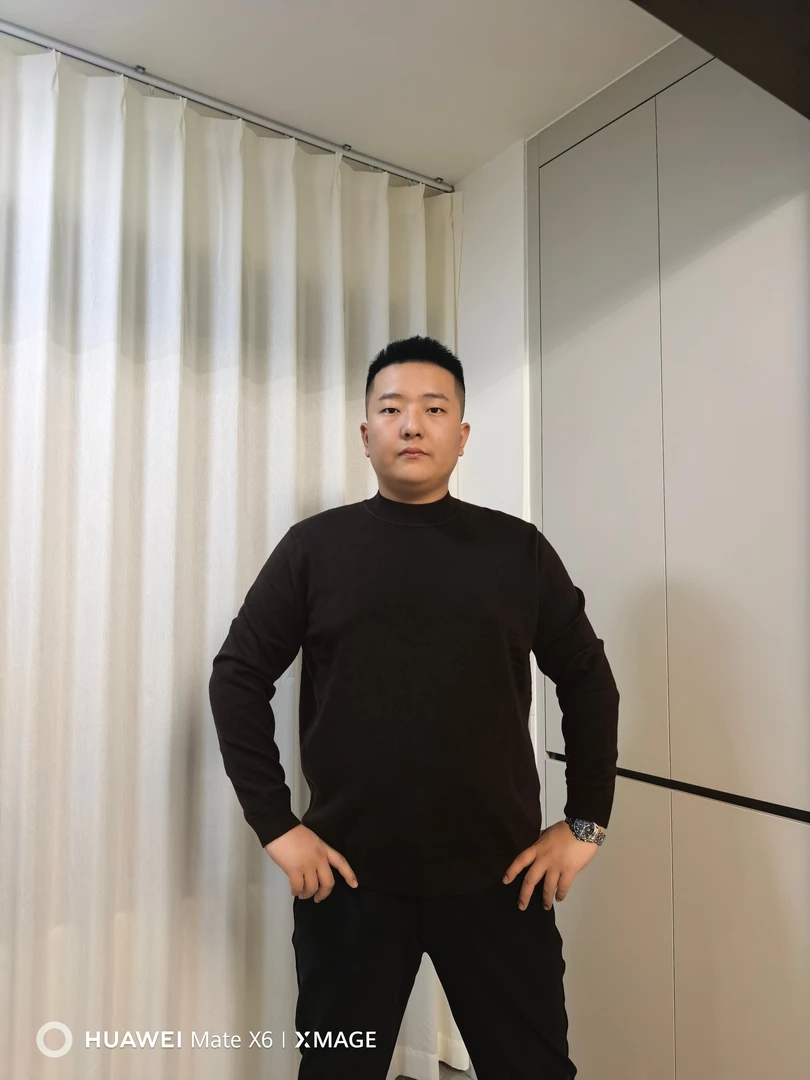 【郭有样轻奢风推荐】冬季商务休闲保暖中领山羊绒针织长袖打底衫