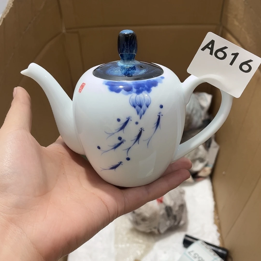 瓷片茶摆件工艺品摆件666