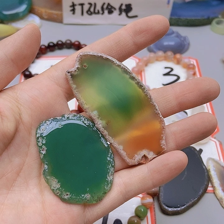 【闪购商品】玛瑙/玉髓未镶嵌珠宝半成品樱**雪