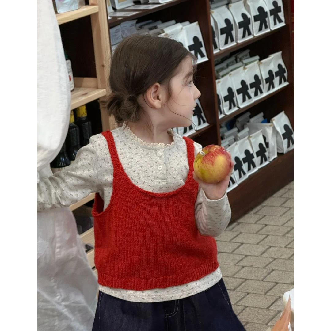 【人气爆棚的氛围感马甲两件套】60001  易木一小大人 C