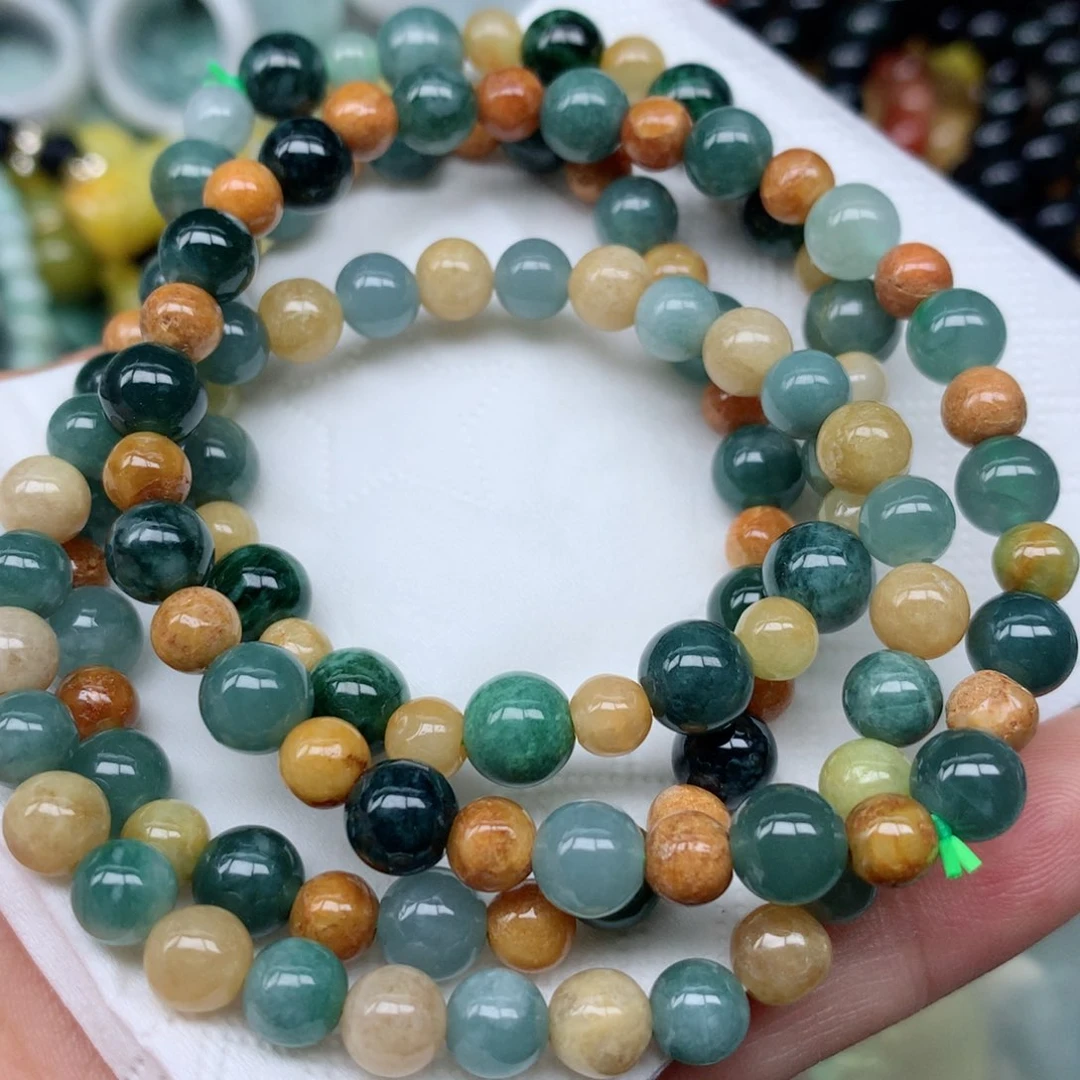 颈饰未镶嵌翡翠手串