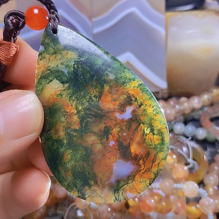 玛瑙/玉髓吊坠(不含链)未镶嵌@*常