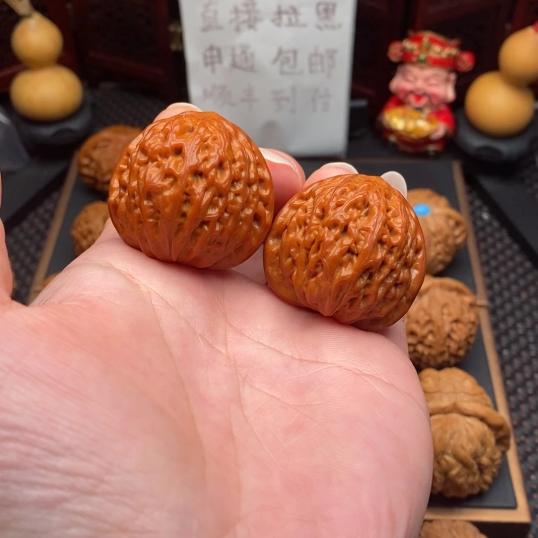 文玩核桃把件自玩铁锤37尺