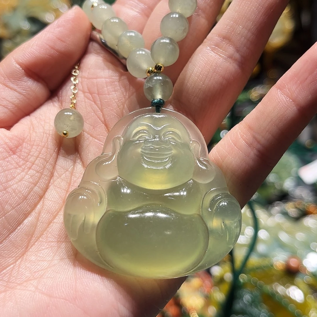 未镶嵌岫玉毛衣链