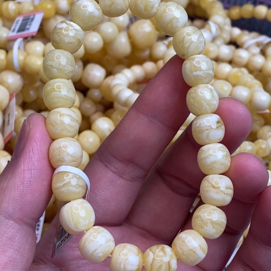 琥珀未镶嵌珠宝奇石10mm