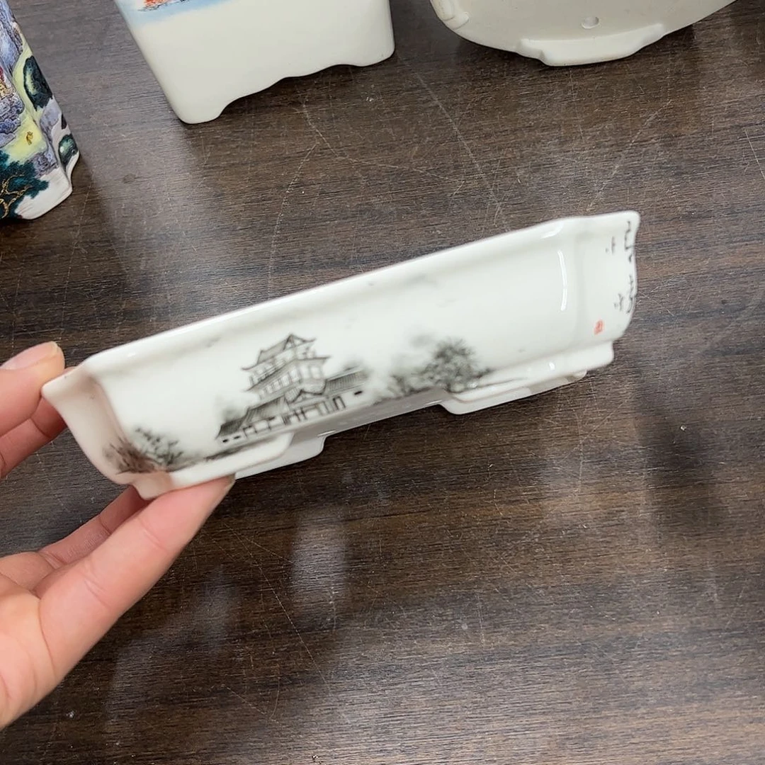 紫砂花盆833号瑕疵16/12/3.5cm