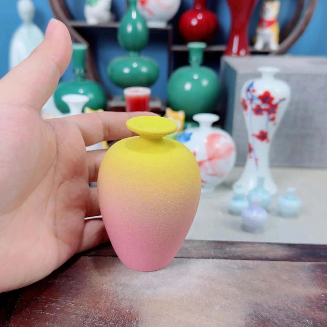 陶瓷手工小花器摆件