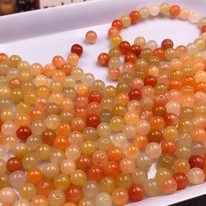 未镶嵌100个金丝玉卡8玛瑙/玉髓