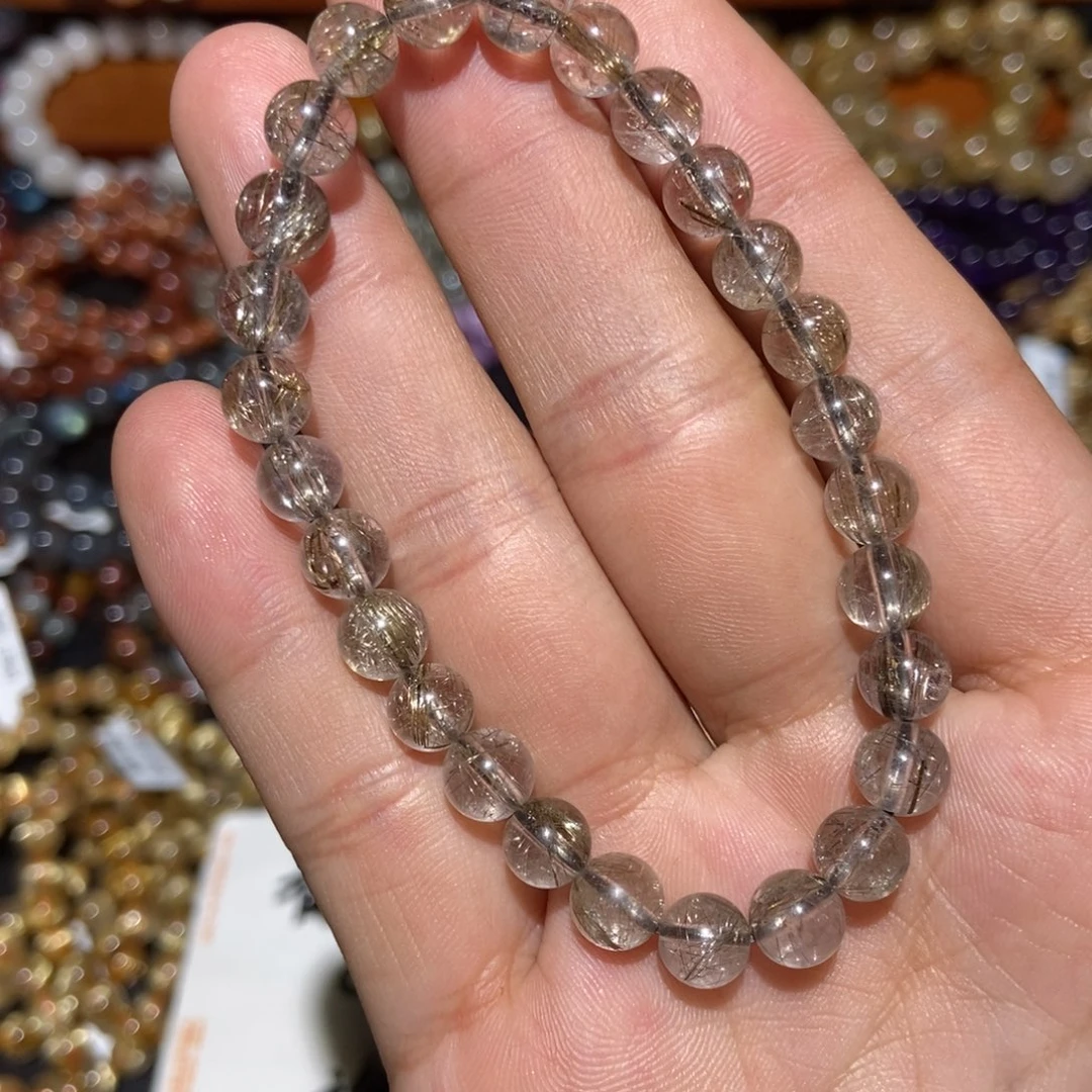 水晶手链未镶嵌银发7m