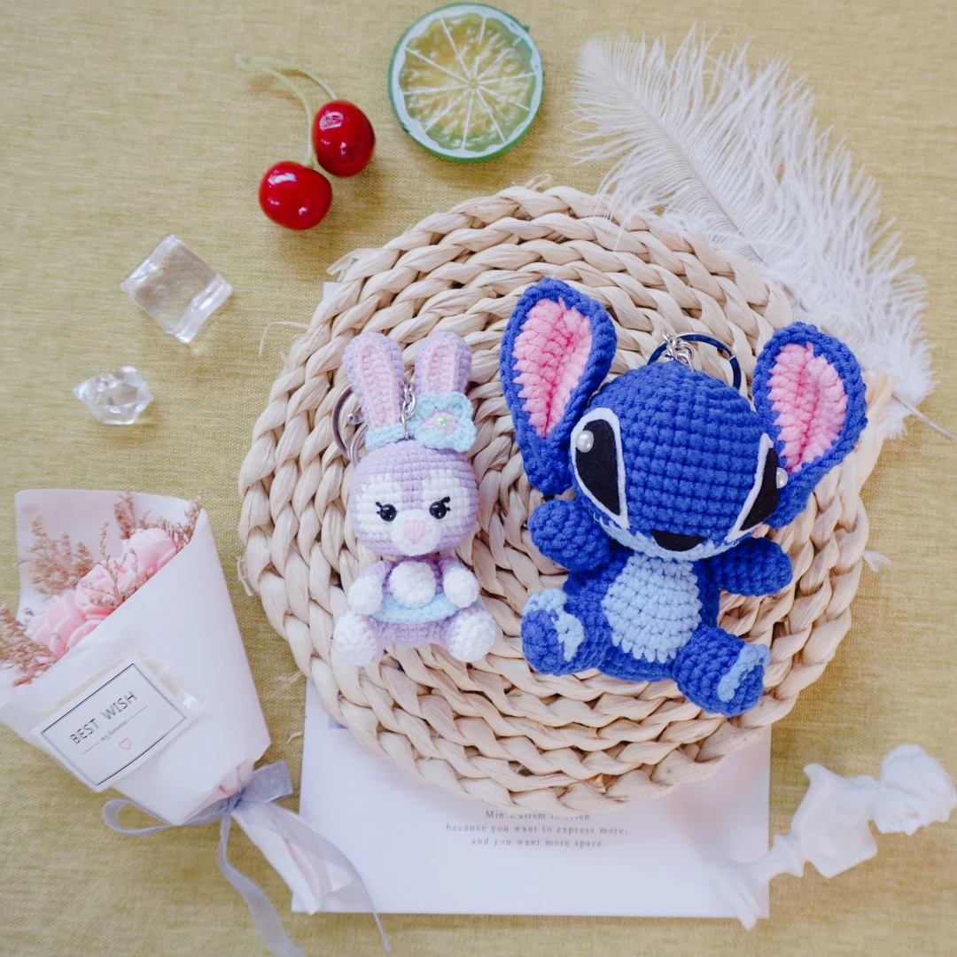 毛线手工毛绒玩偶包包发夹退坑成品3-30补差专拍