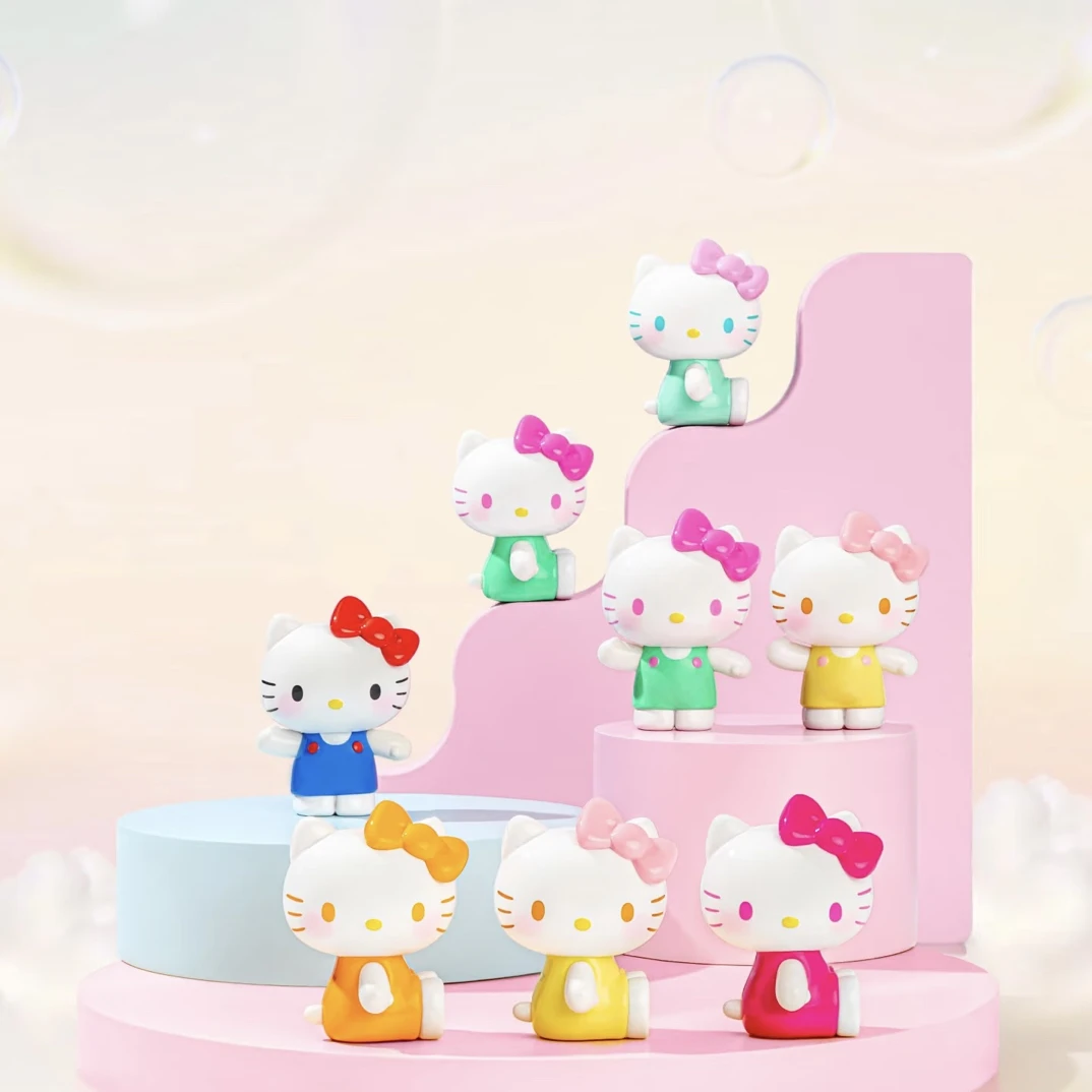 【拆盒】Hello Kitty夏日彩虹系列萌粒盲盒
