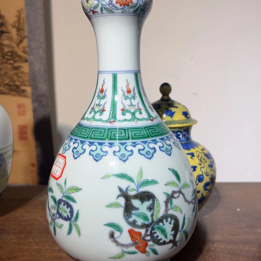 H***@摆件陶瓷器工艺品摆件斗彩