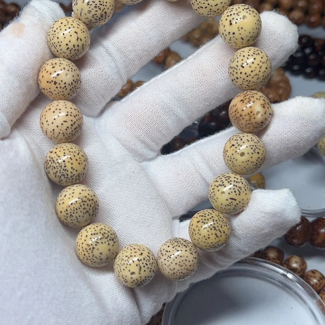 星月菩提吊坠13正圆珠火烧云