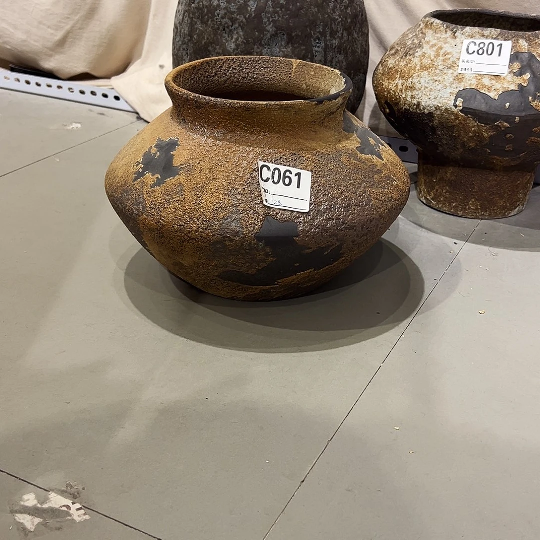 瓶C061高20口15陶瓷花瓶无孔