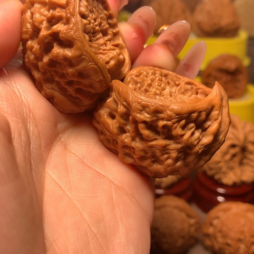 华***ぃ吊坠文玩核桃蛇王40全品