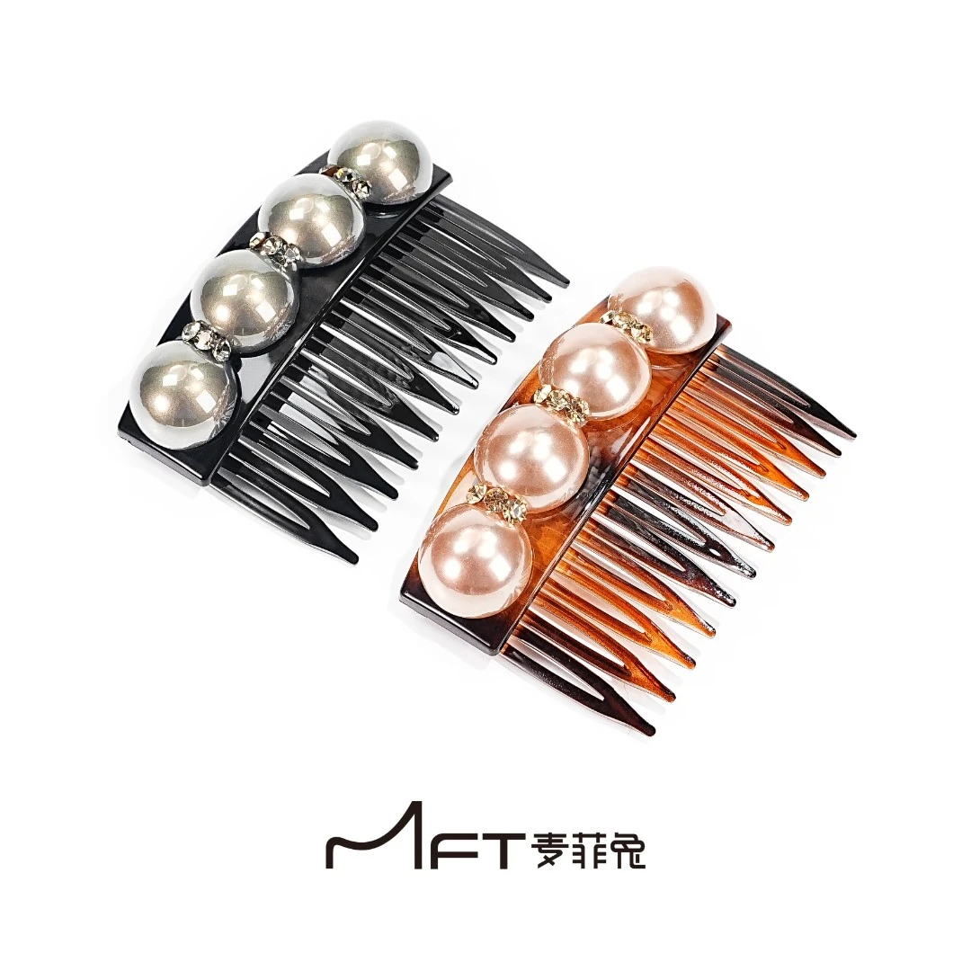 东方之珠发梳韩系碎发整理神器公主头刘海发夹后脑勺半扎发卡发饰