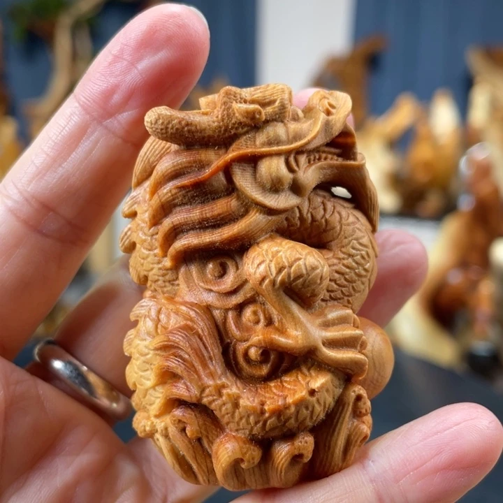 柏木（崖柏）手把件