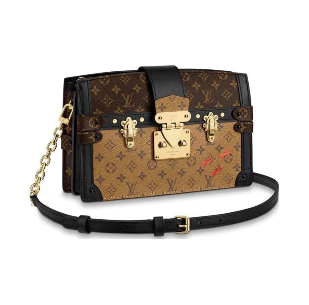 99新 LouisVuitton/路易威登 【交个朋友专属】经典老花软盒子包