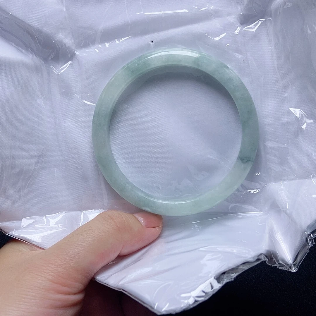 翡翠未镶嵌手镯60圈22