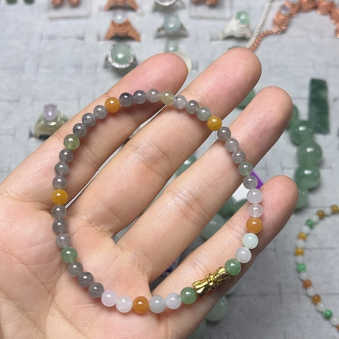 未镶嵌定制翡翠手串