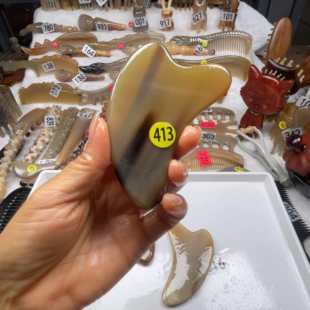 寒***影牛角梳牛角福利款