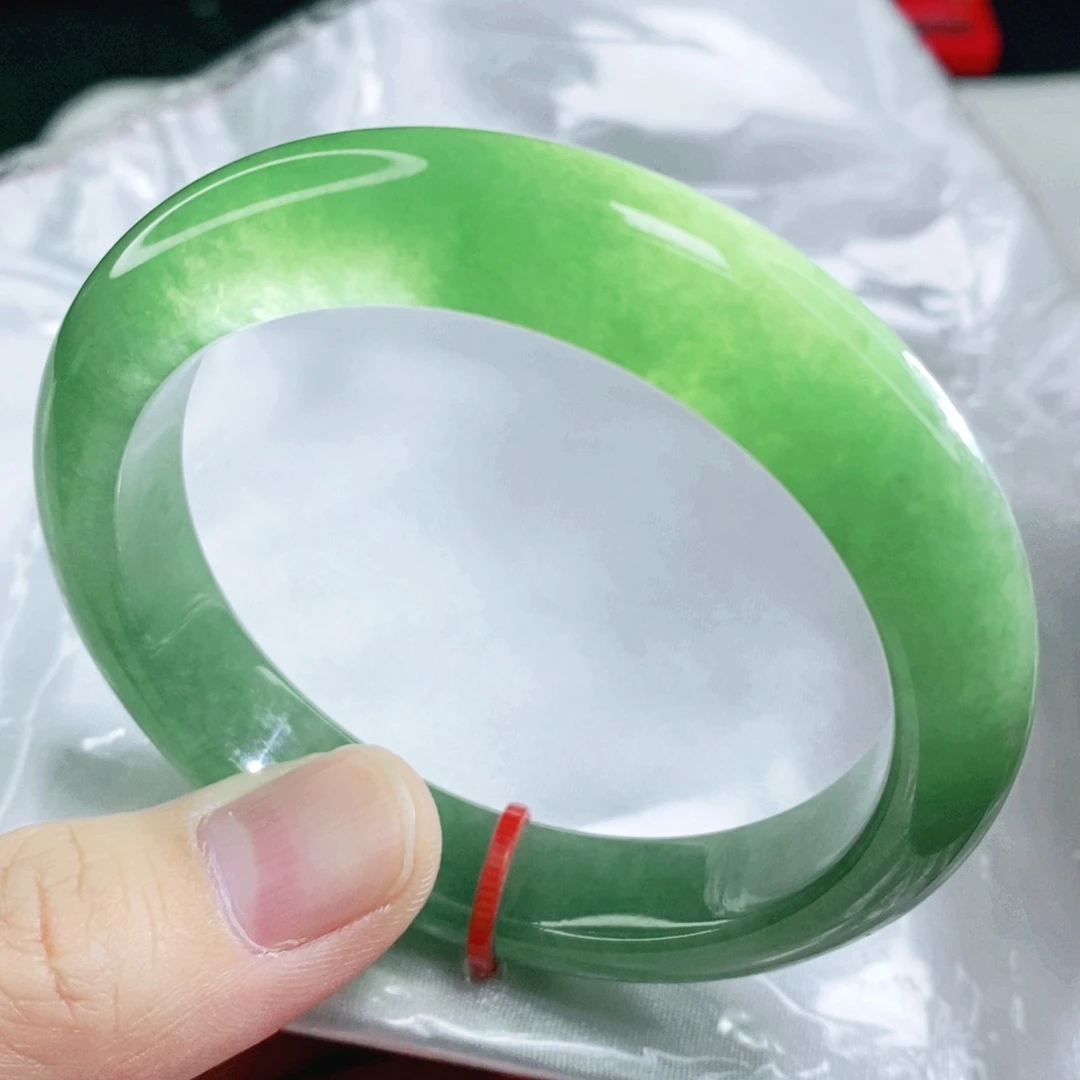 未镶嵌手镯翡翠54.6圈口完整