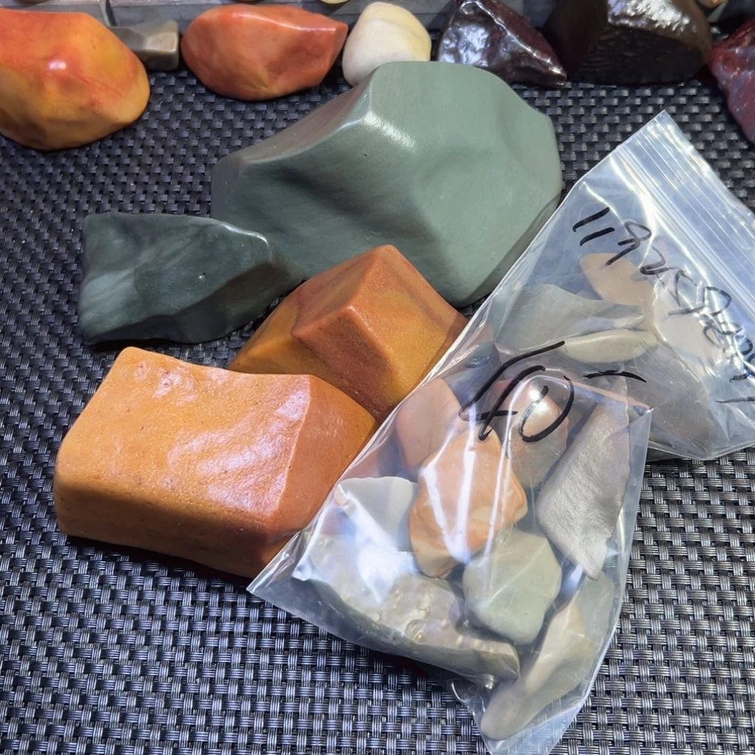 1****7静辉品石金丝玉原石，泥石原石