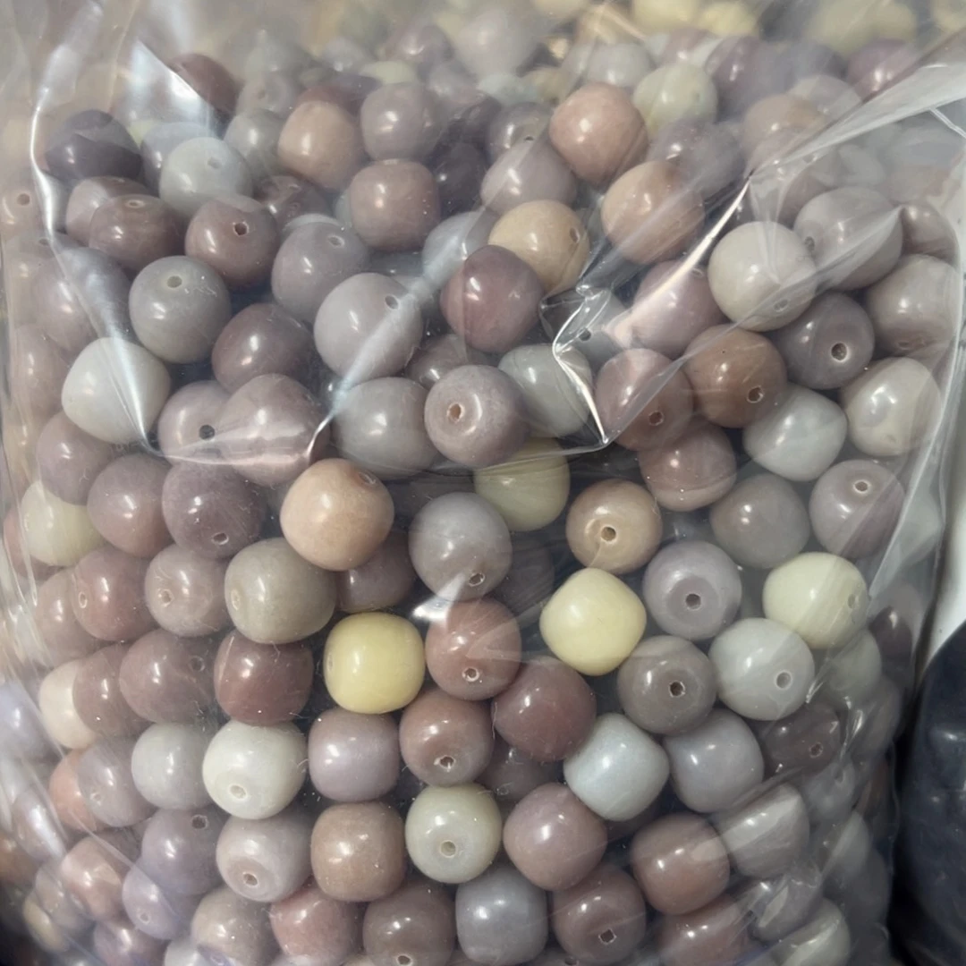 白玉菩提吊坠z 11mm/20+20/芋泥桶