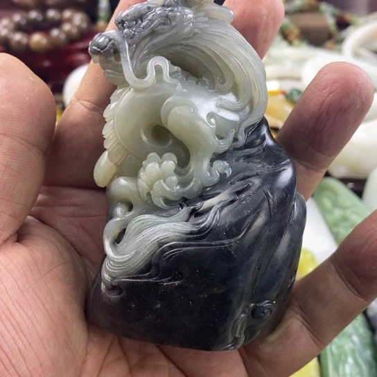 和田玉把件未镶嵌天**瑄