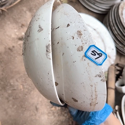 瓷片国营厂库存微瑕20厘米59