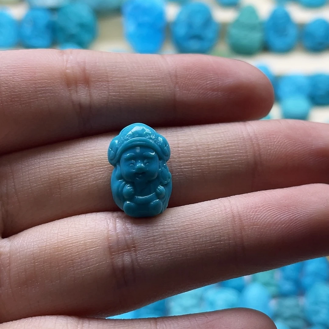 绿松石未镶嵌颈饰