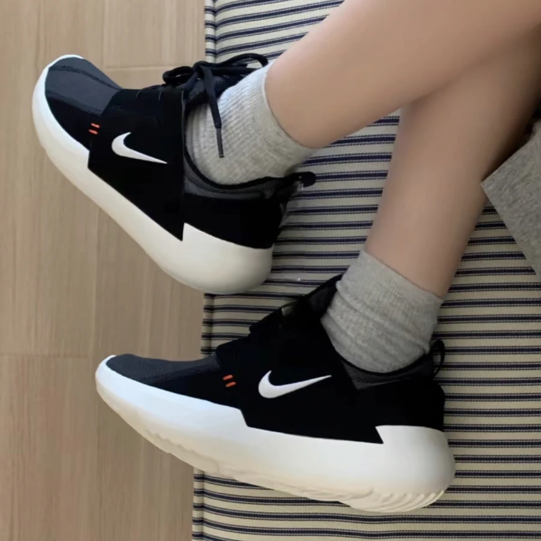 Nike E-Series AD 舒适 轻量 低帮 生活休闲鞋 女款 黑白