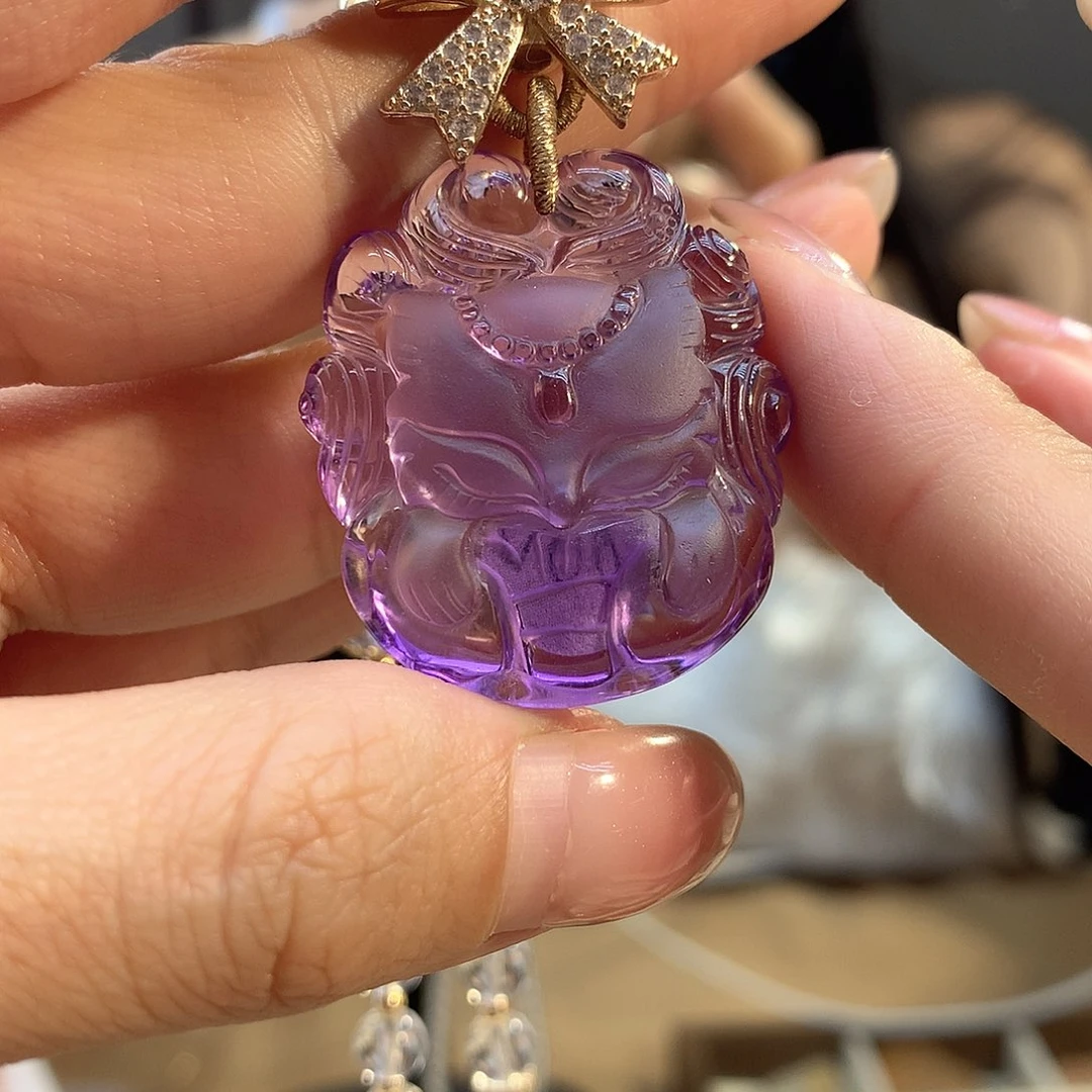 未镶嵌吊坠(赠链)水晶