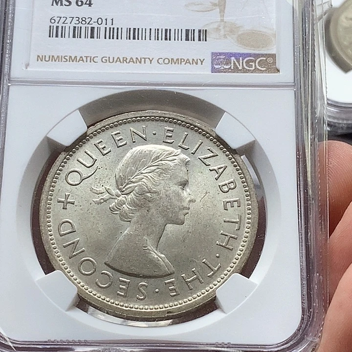 银Ag900南罗得西亚1克朗银币