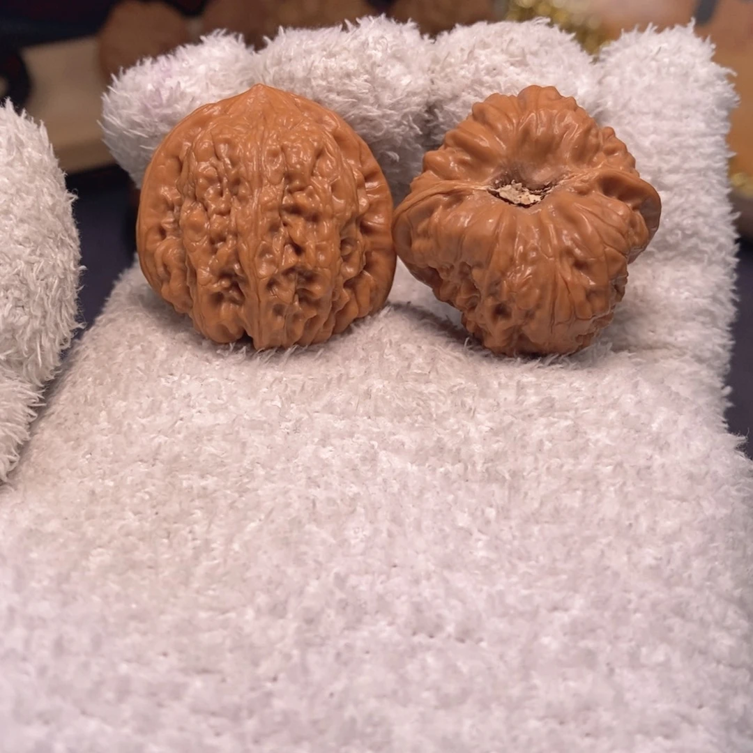 文玩核桃把件走色快速系列33尺平谷凹底A331