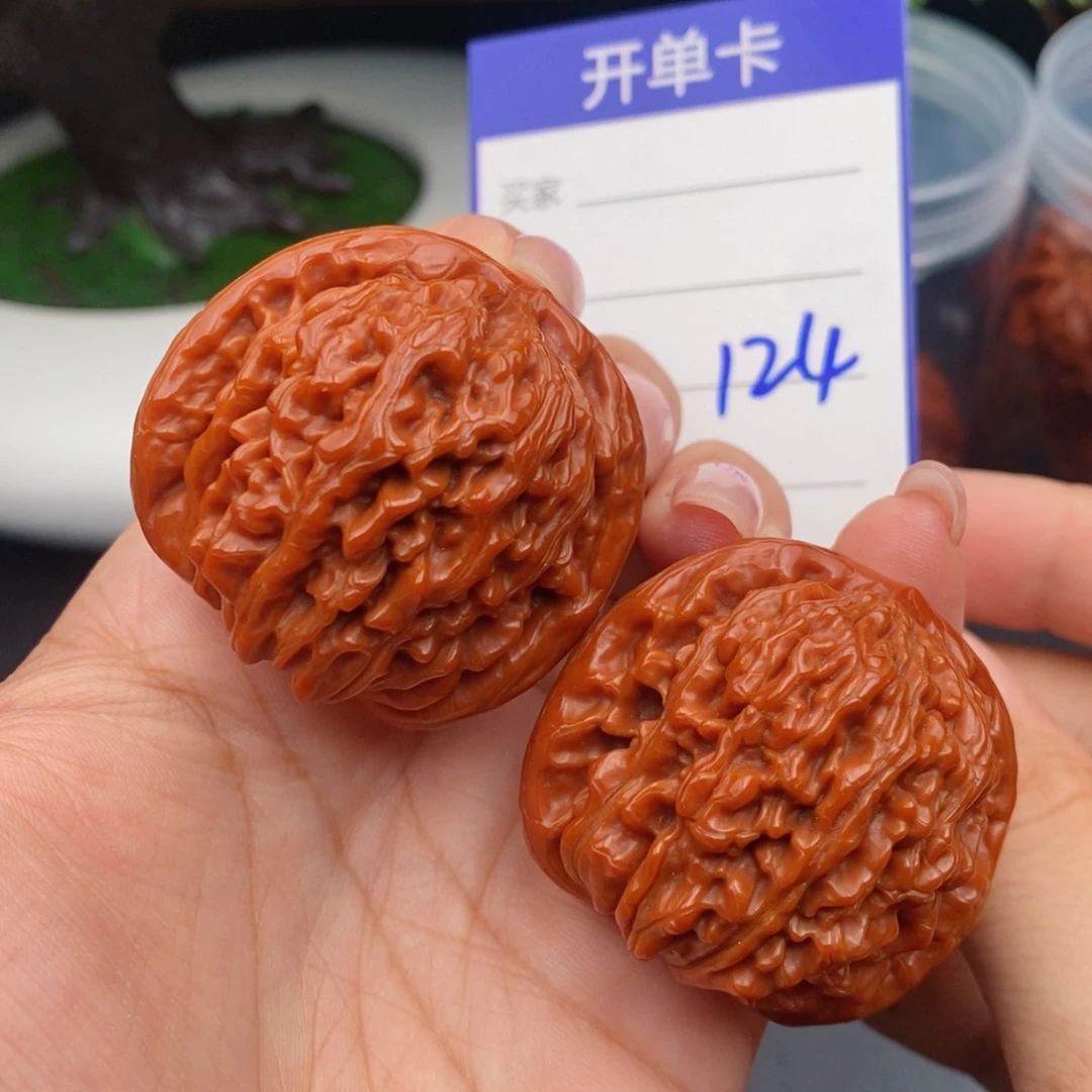 文玩核桃把件42四座楼124