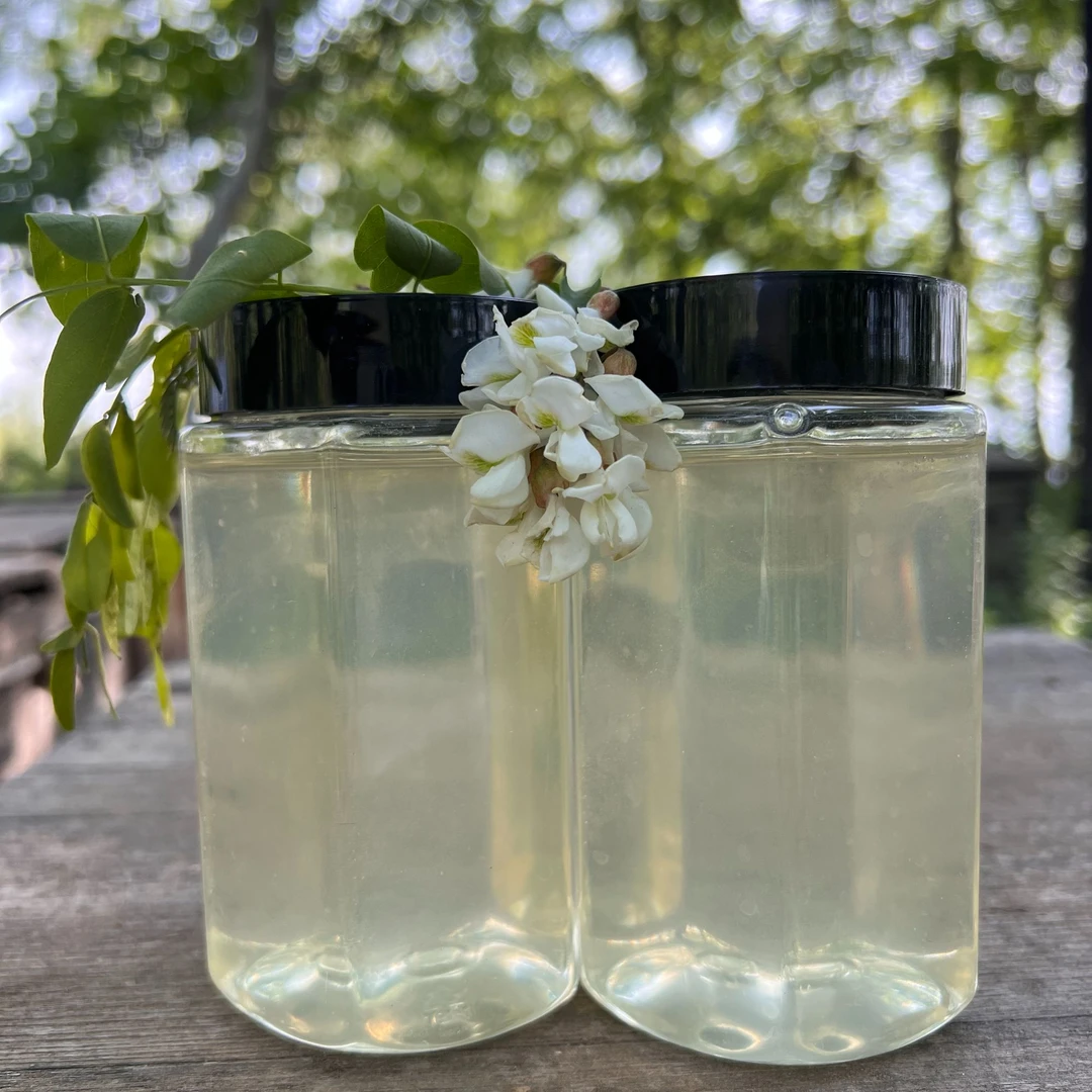 洋槐蜜陕西秦岭2025年新产蜂蜜农家自产自然成熟洋槐蜜水白色