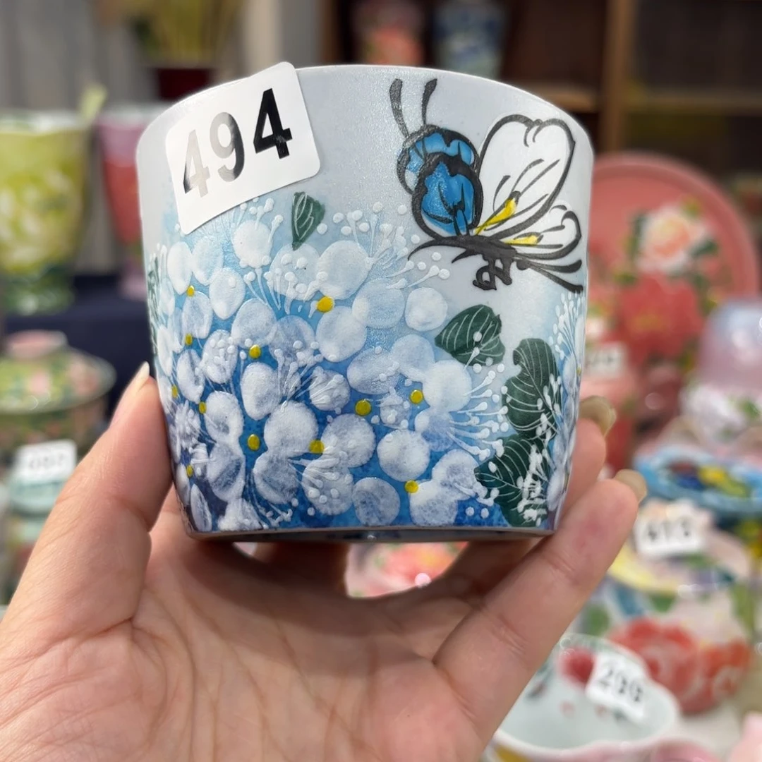 景德镇手绘高温釉下彩陶瓷茶具