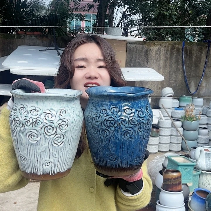 红陶口18高22两色玫瑰王姐