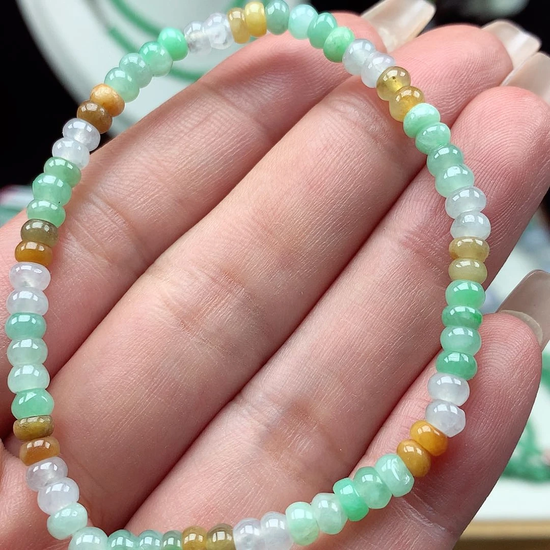 未镶嵌手链翡翠翡翠