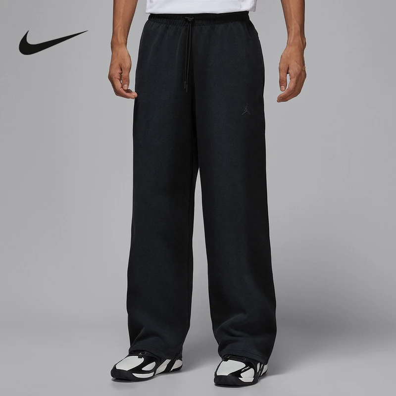耐克乔丹男子复古做旧长裤冬新款水洗时尚速干针织HQ8693-010