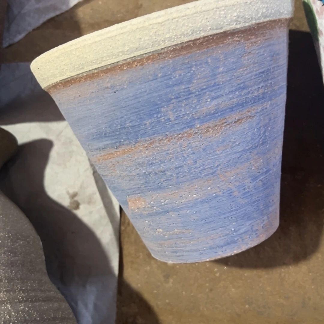 景德镇陶瓷口16高15紫色