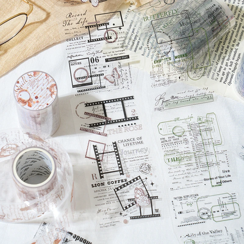 暮光 旧忆手札系列PET胶带