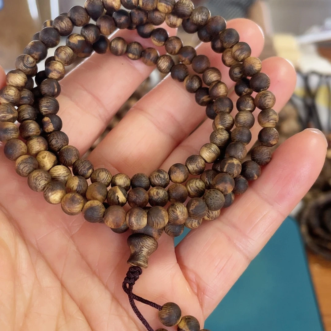 手串沉香瘤疤沉香手串多圈5mm多样拍一