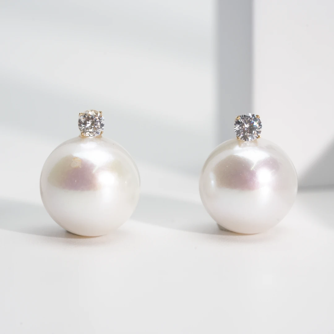 【小北严选】18k金淡水珍珠吊坠约10mm【多样性发一件】-AH27X530