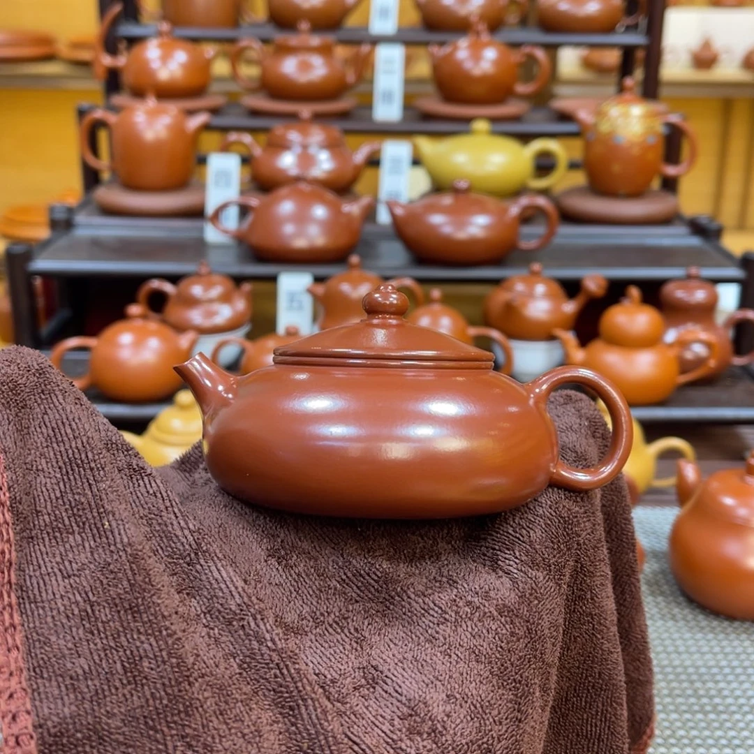 维***o紫砂茶壶潮州手拉壶 寒江