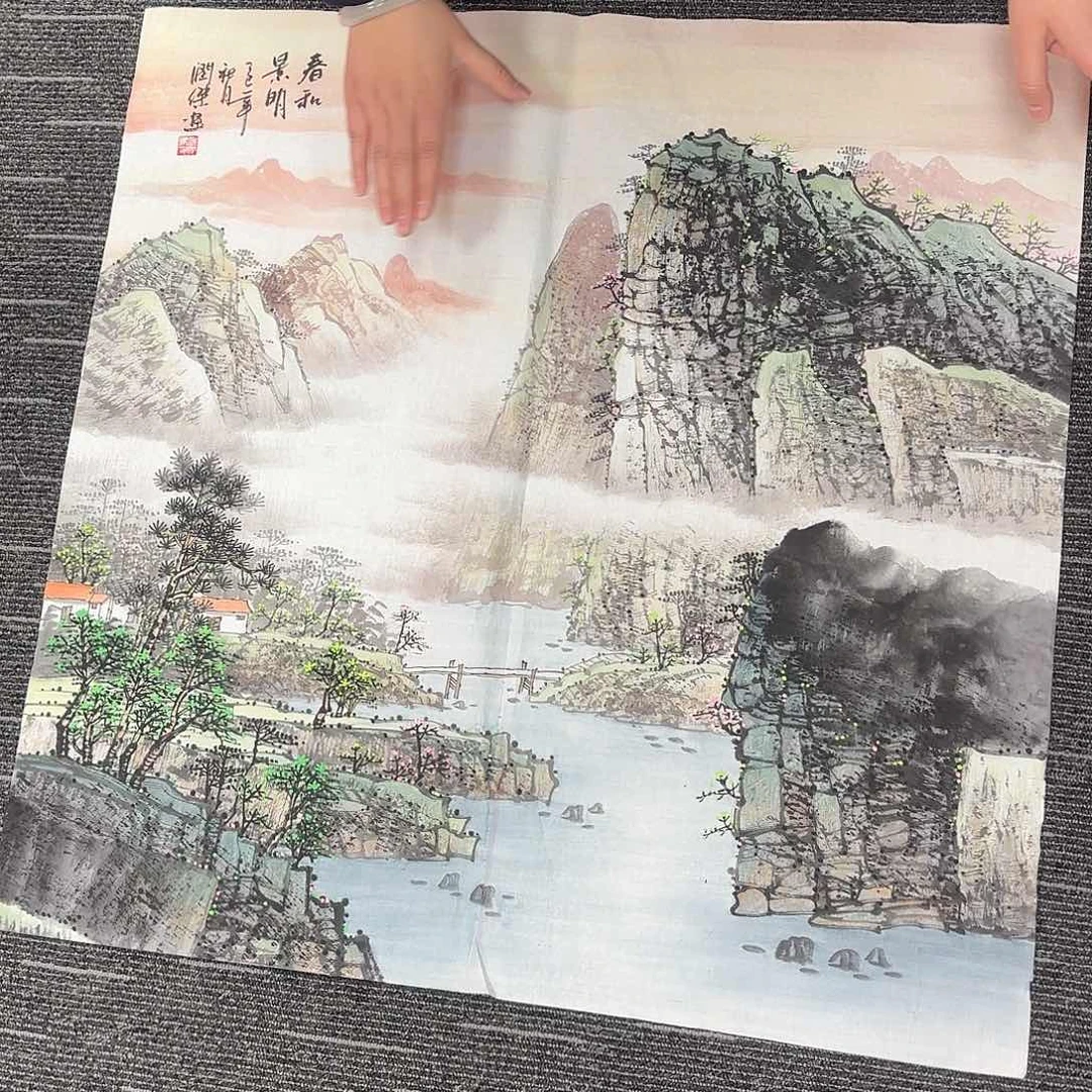 国画国画作品纯手绘