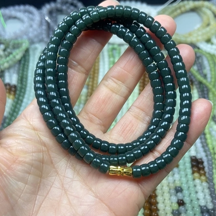 和田玉未镶嵌颈饰6